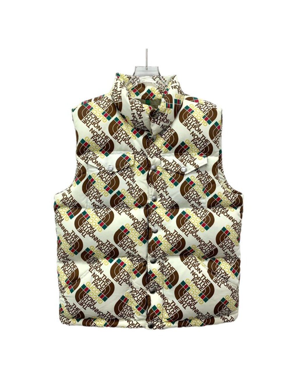 Gucci x The North Face Logo-Print Color-Block Down Vest